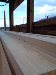 siberian larch timber