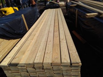 siberian larch terrace board