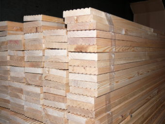 siberian larch terrace board